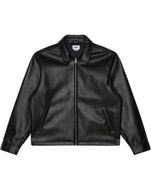 Obey Workman Pu Jas - Zwart