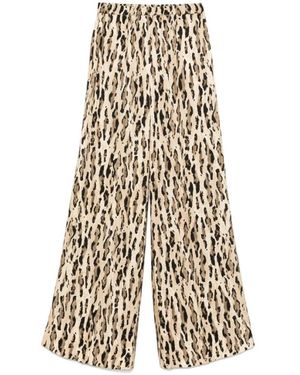 THE NINA STUDIO Wide Trousers - Neutro