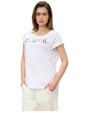 Blauer T-Shirts - Blanco