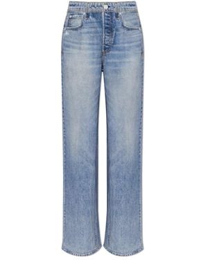 Rag & Bone Wide Trousers - Bleu