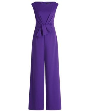 Vera Mont Jumpsuit Met Wijde Pijpen - Paars
