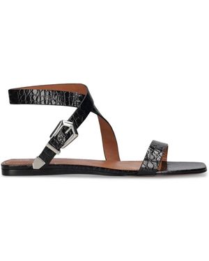 Paris Texas Flat Sandals - Nero