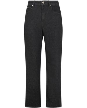 Billionaire Jeans ,Zwart ,Denim Straight Cut Jeans Bb Monogram - Grijs