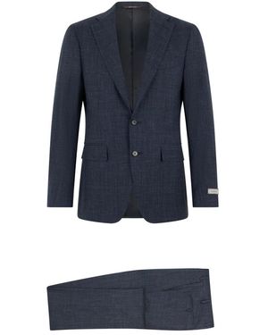 Canali Single Breasted Suits - Blue