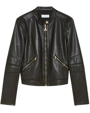Patrizia Pepe Leather Jackets - Negro