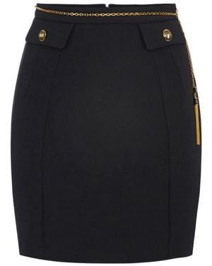 Elisabetta Franchi Short Skirts - Nero