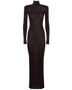 Self-Portrait Maxi Dresses - Black