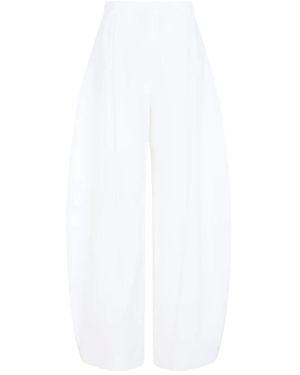 Jacquemus Wide Trousers - Blanc