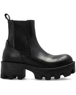DIESEL D-Hammer Plateau Chelsea Boots - Schwarz