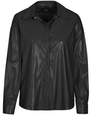 Pinko Lange Mouwen Blouse - Zwart