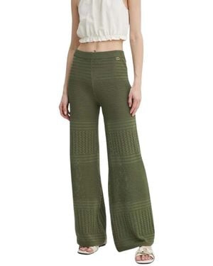 Twinset Wide Trousers - Verde