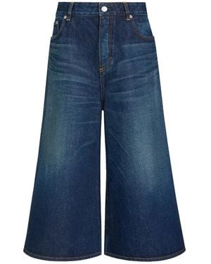 Alaïa Denim Shorts - Blue