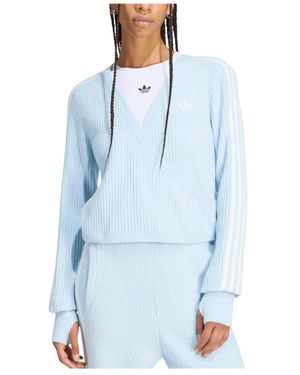 adidas Long Sleeve Training Tops - Blu