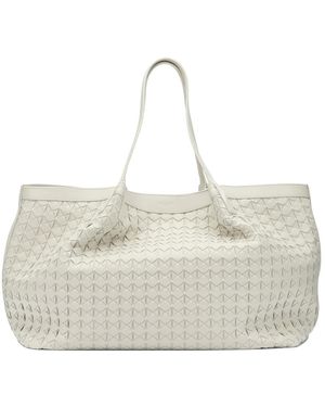 Serapian Tassen ,Wit ,Shoulder Bags - Metallic
