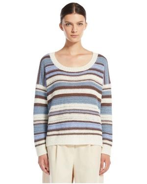 Weekend Round-Neck Knitwear - Blu