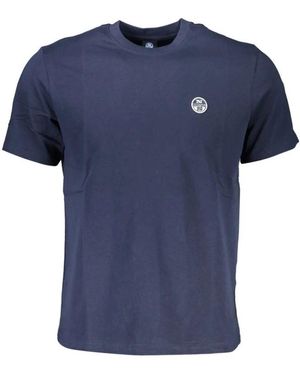 North Sails T-shirt con logo a manica corta - Blu