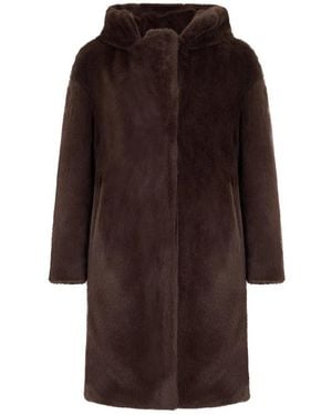 Herno Faux Fur & Shearling Jackets - Marrón