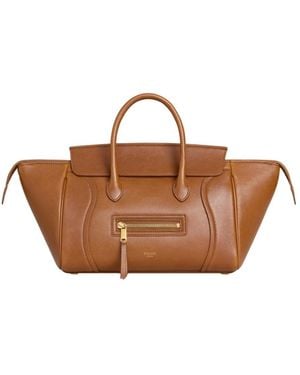 Celine Tassen ,Bruin ,Leer Kleine Bagage
