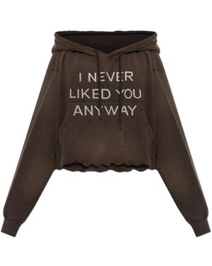 R13 Hoodies & Sweatvesten ,Bruin ,Hoodies