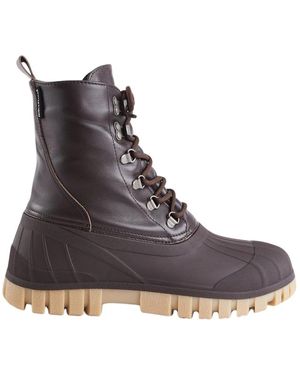 Stutterheim Lace-Up Boots - Marrón