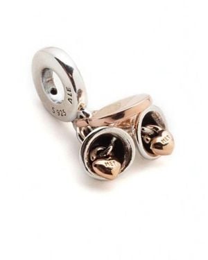 PANDORA Hochzeitsglocken Double Dangle - Mettallic