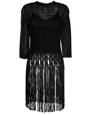 Zimmermann Round-Neck Knitwear - Black