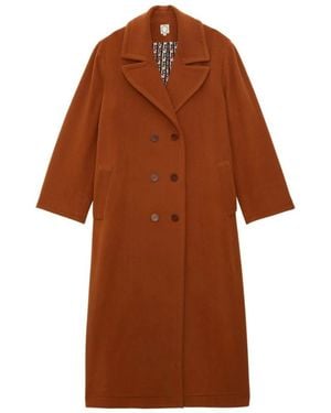 Ines De La Fressange Paris Double-Breasted Coats - Marrón