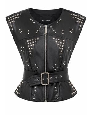 John Richmond Sleeveless Tops - Negro