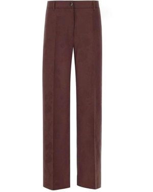 Etro Straight Trousers - Paars