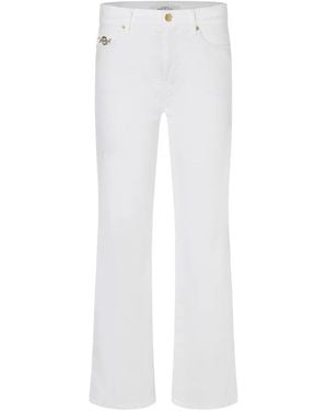 Cambio Straight Fit Jeans - White