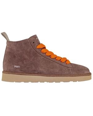 Pànchic Lace-Up Boots - Marron