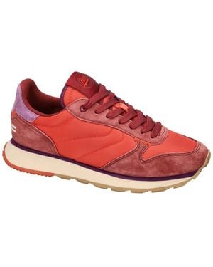 HOFF Schoenen ,Rood ,Suède Naxos Sneaker