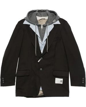 Maison Mihara Yasuhiro Light Jackets - Zwart