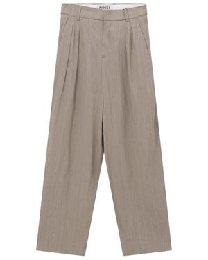 Rossi Wide Trousers - Gris