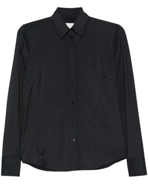 Xacus Overhemden ,Zwart ,Leer Sara Kt Shirt