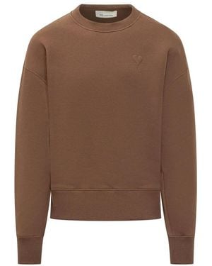 Ami Paris Sweatshirts - Marrón