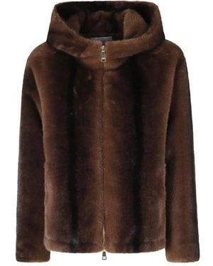 Ermanno Scervino Faux Fur & Shearling Jackets - Marrón