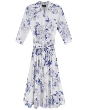 Lavi Shirt Dresses - Blue