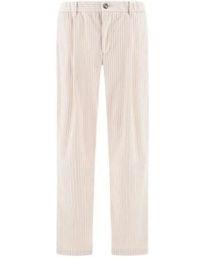 Herno Gerade Geschnittene Hose - Natur
