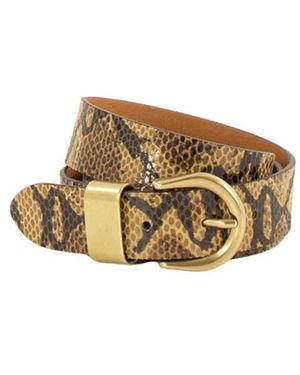 Sessun Accessoires ,Bruin ,Leer Miloa E Riem - Naturel
