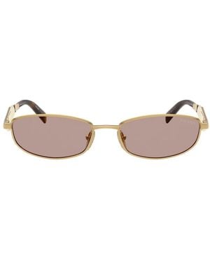 Prada Accessoires ,Geel ,D51S Zonnebril - Roze