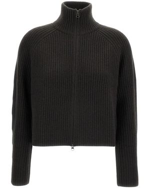Lisa Yang Truien & Vesten ,Groen ,Kasjmier Giacca-Cardigan - Zwart