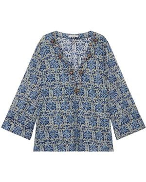 Maliparmi Blouses - Blue
