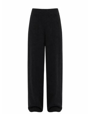 Laneus Leisure Cashmere Pants - Zwart