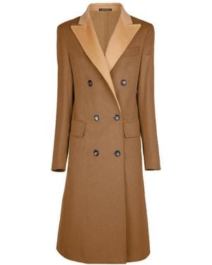 コート LORO PIANA Freddy Db Coat Only Double Foster Coat Linen, Cashmere, Wish® Wool - Rain System® Navy