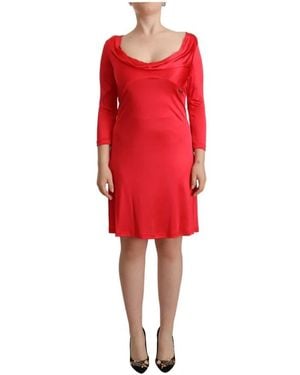 John Galliano Short Dresses - Red
