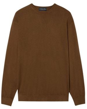 Brooks Brothers Round-Neck Knitwear - Brown