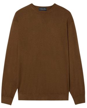 Brooks Brothers Rundhals-Pullover - Braun