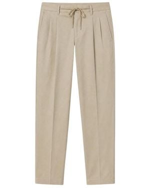 Manuel Ritz Slim-Fit Trousers - Natural