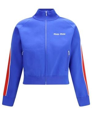 Miu Miu Zip-Throughs - Blue